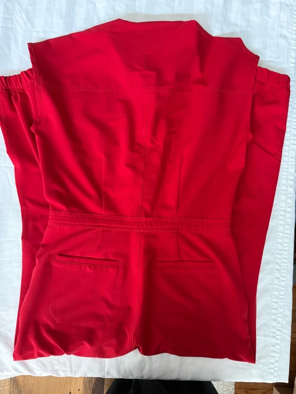 Figs Winning Red Rafaela Cargo Scrubjumpsuit- Medium, Regular - Picture 5 of 5